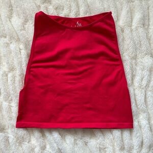 Red Free People Tank